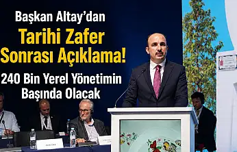 Başkan Altay'dan Tarihi Zafer Sonrası Açıklama!