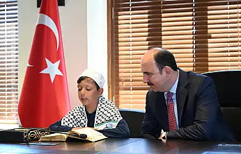 Başkan Altay, hafızlık sınavlarını kazanan öğrencilerle bir araya geldi