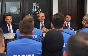 Başkan Kavuş zabıta personeliyle buluştu: 'Meram'ın huzuru için gece gündüz sahadalar'