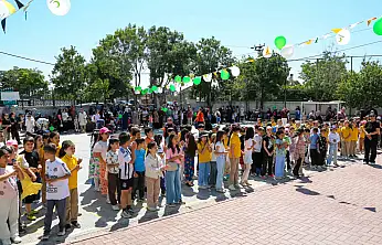 Ekran başından oyun parkına: Meramlı çocuklar 'Yeşil Fest' ile coştu!