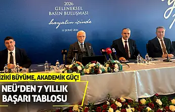 Fiziki büyüme, akademik güç! NEÜ'den 7 yıllık başarı tablosu