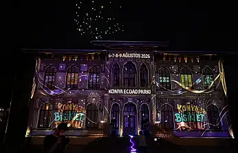 Konya Bisiklet Festivali'ne yakışır görsel şölen! İzleyenler hayran kaldı