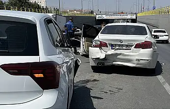 Konya'da 6 araç birbirine girdi! Zincirleme kazada yaralı var