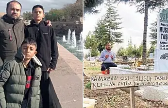 Konya'da acı engel tanımadı: Evlatlarına yakın olmak için mezarlıkta işe girdi!