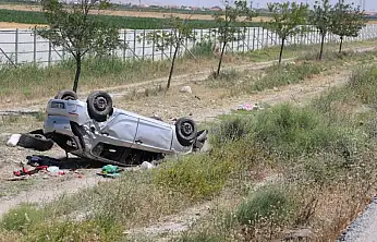 Konya'da bir aileyi yıkan dehşet kaza! Takla atan otomobilde 8 yaşındaki çocuk öldü!