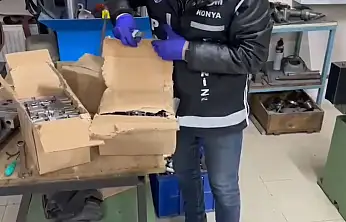 Konya'da dev silah operasyonu: Zuladan cephanelik çıktı! 6 kişi tutuklandı!