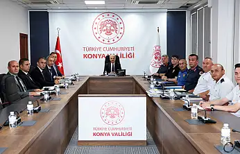 Konya'da dev yatırımlar masaya yatırıldı! Vali Akın başkanlığında gerçekleştirildi