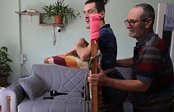 Konya'da engel tanımayan baba evladının her şeyi oldu!