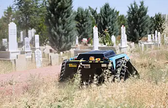 Konya'da mezarlıklarda robot dönemi! Çalışmalar 4 kat hızlandı