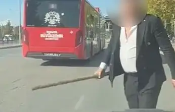 Konya'da öfkeli sürücü çılgına döndü: Yol kesti, sopayla saldırdı! Aldığı ceza...