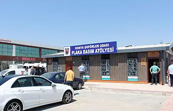 Konya'da plaka basım işlemlerinde yeni dönem! Nakit devri tarih oldu
