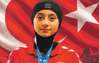 Konya'da şehit kızından gururlandıran başarı! Türkiye şampiyonu oldu