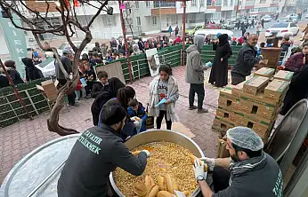 Konya'da Şivlilikte alışılmışın dışında ikram!