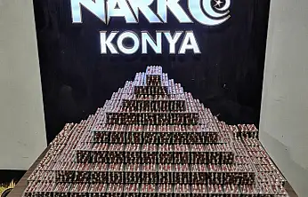 Konya'da zehir tacirlerine büyük darbe! 124 bin hap ele geçirildi