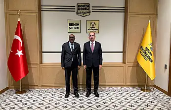 Konya'dan Afrika'ya dostluk köprüsü! Büyükelçi Abdillahi Altay'ı ziyaret etti