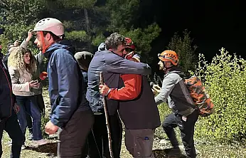 Konya'dan da ekipler katıldı: Kanyondaki kurtarma anları ortaya çıktı!