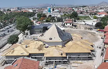 Konya Mevlana Meydanı'na asırlık miras: Mevlevi Dergâhı yükseliyor!