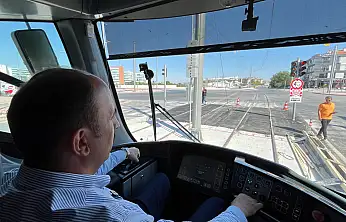 Konya'nın yeni tramvay hattı açılıyor! Başkan Altay ilk testi yaptı