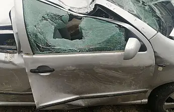 Konya yolunda feci kaza: Metrelerce sürüklendiler! 1 ölü, 3 yaralı!