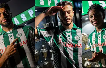 Konyaspor, üç yeni transferini duyurdu!