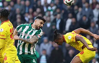 Konyaspor, Göztepe'yi elinden kaçırdı! Konya'da gol sesi yok!