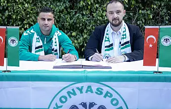 Konyaspor, ilk transferini duyurdu! 9 numaralı formayı giyecek