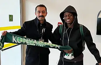 Konyaspor'un yeni sol kanadı Konya'ya geldi