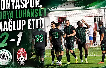 Konyaspor, Zorya Luhansk'u mağlup etti! 2-1