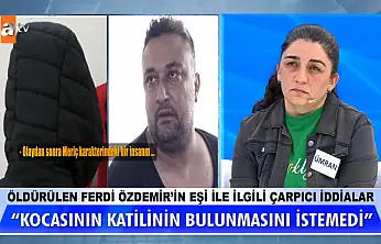 Müge Anlı'yı çileden çıkaran rahatlık! Kafası kesilen eşinin cenazesinde telefonla oynadı!