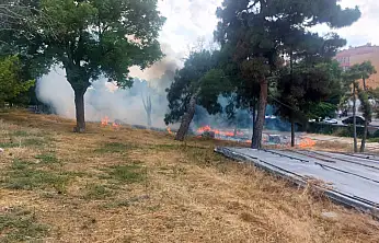 Son dakika: Konya Alaaddin Tepesi'nde yangın paniği! Bölgeye çok sayıda ekip sevk edildi