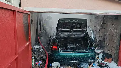 Konya'da garajda çıkan yangın korkuttu!