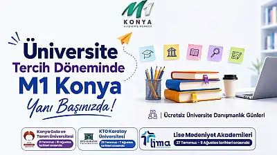 M1 Konya AVM'de tercih dönemi başladı! Uzmanlardan ücretsiz destek
