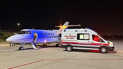50 günlük Eylül bebek, Konya'ya sevk edildi
