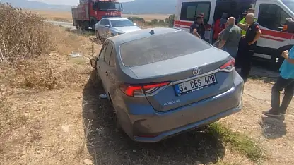 Otomobil yoldan çıktı: 1 yaralı