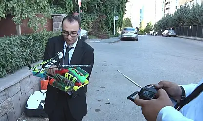 2 engelli arkadaş, insansız yangın söndürme helikopteri geliştirdi