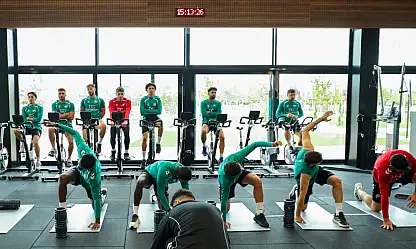 Konyaspor salonda çalıştı
