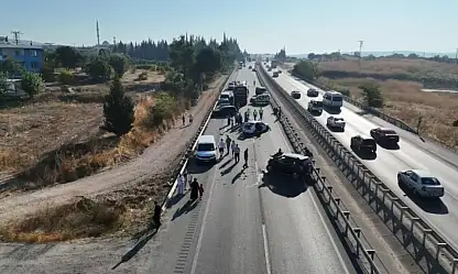 Mazot ortalığı savaş alanına çevirdi: 10 araç birbirine girdi!
