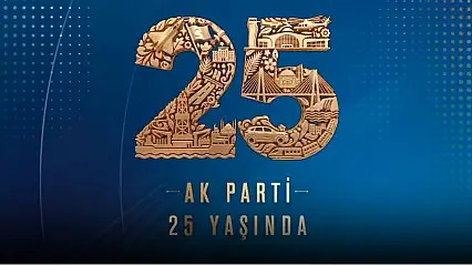 AK Parti'nin '25'inci yıl' logosu dikkat çekti