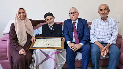 Balkan Harbi'nde kaybolan mektup, 113 yıl sonra Sivaslı aileye ulaştırıldı
