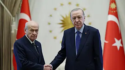 Cumhurbaşkanı Erdoğan, MHP lideri Devlet Bahçeli'yi kabul etti