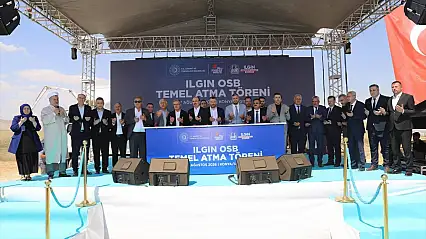 Konya'da Ilgın Organize Sanayi Bölgesi'nin altyapı temeli atıldı