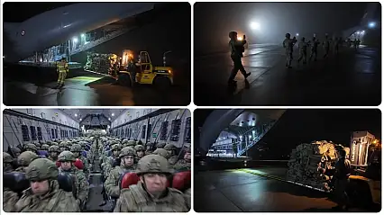 MSB: Steadfast Dart-26 Tatbikatı kapsamında çıkış yapan ilk uçağımız, Almanya Wunstorf Havaalanı'na ulaştı