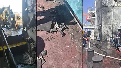 Rusya açıklarındaki Türk kuru yük gemisine İHA saldırısı