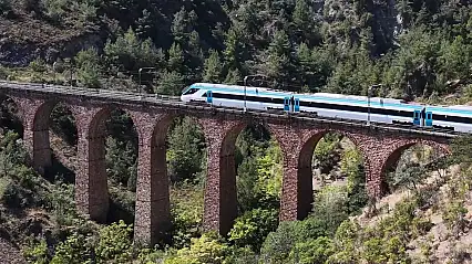 'Test süreçleri başarıyla devam eden Milli Elektrikli Hızlı Tren'imiz saatte 250 kilometre hıza ulaştı'