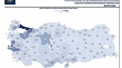 Yılın ilk 5 ayında 21 ilde 1 milyar doların üzerinde ihracat gerçekleşti