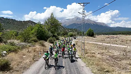 Konya'da tarih ve doğa rotalarında pedal çevrildi
