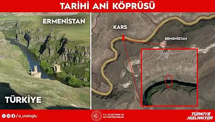 Tarihi Ani Köprüsü restore ediliyor