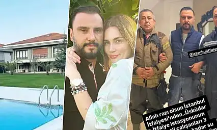 Alişan'ın lüks villasını su bastı! Yardımına itfaiye ekipleri yetişti