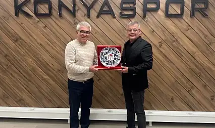 Konya Basket'ten Konyaspor'a ziyaret