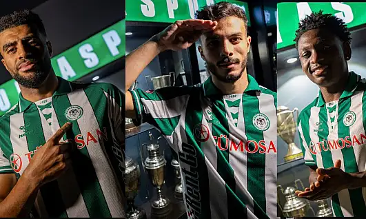 Konyaspor, üç yeni transferini duyurdu!